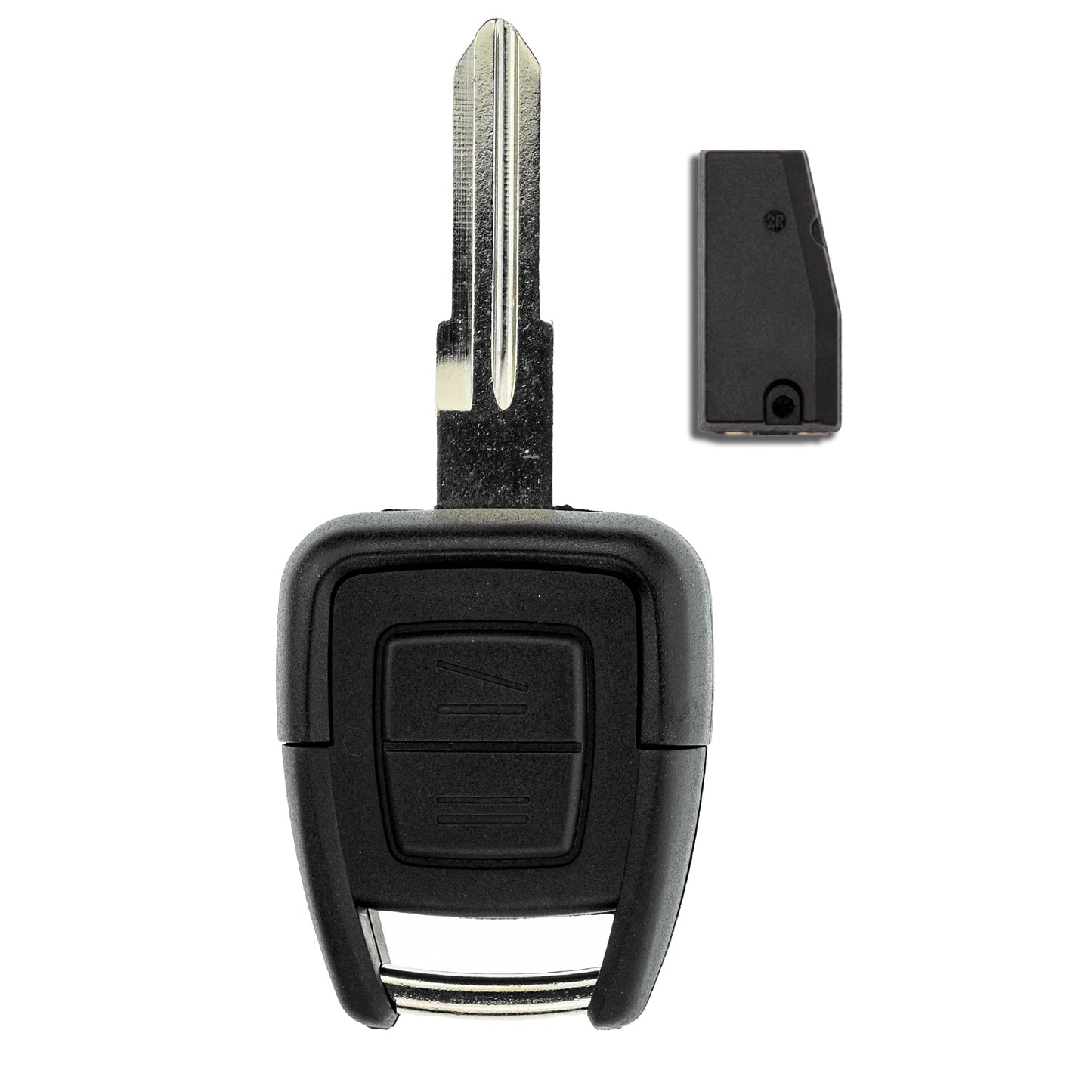 MT-KEY Funk Schlüssel HU46 ID40 434MHZ Autoschlüssel kompatibel mit Opel Astra G 98-04 Omega B 98-03 Zafira A 01-05 433MHZ Fernbedienung