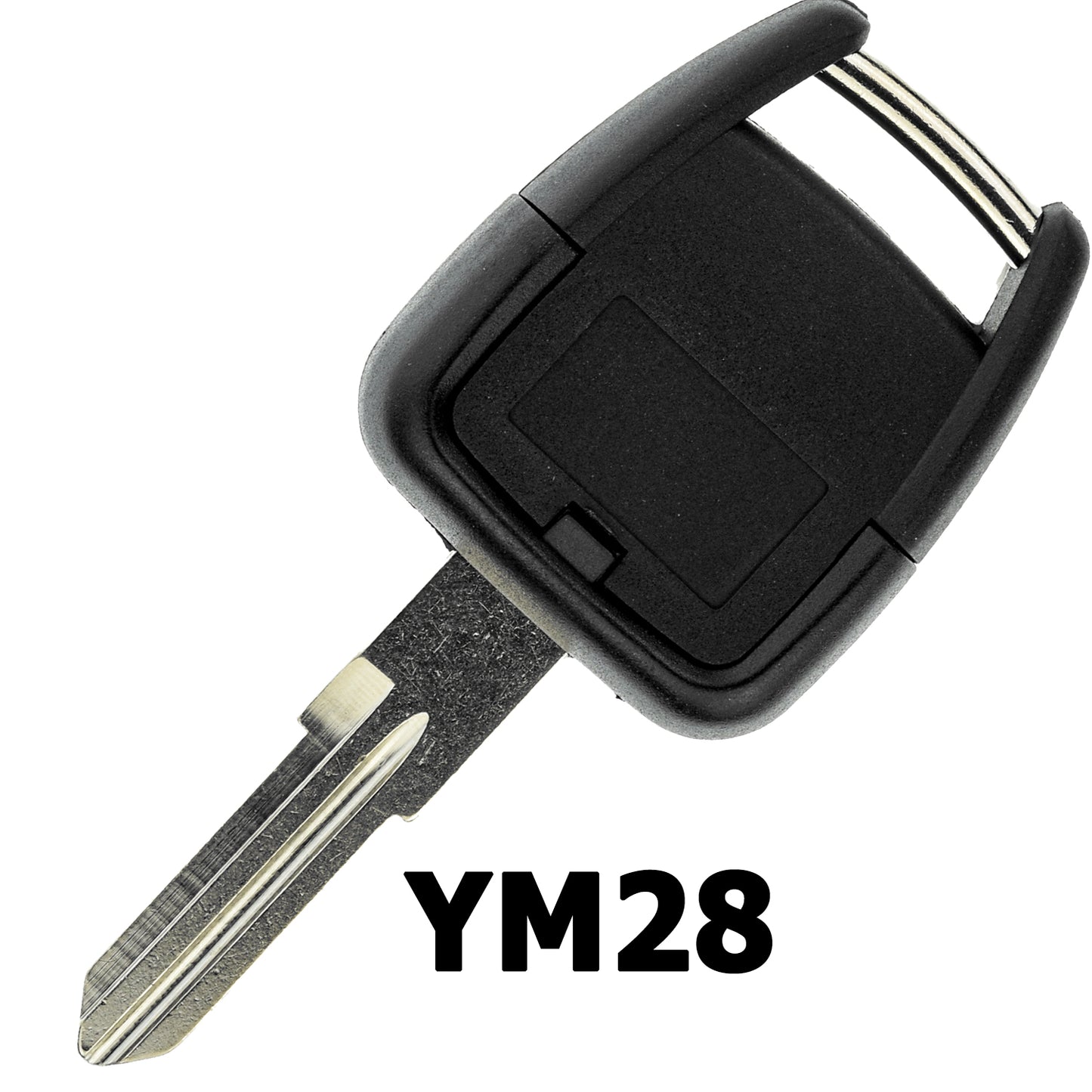 MT-KEY Funk Schlüssel YM28 ID40 434MHZ Autoschlüssel kompatibel mit Opel Astra G 98-00 Omega B 98-03 433MHZ Fernbedienung