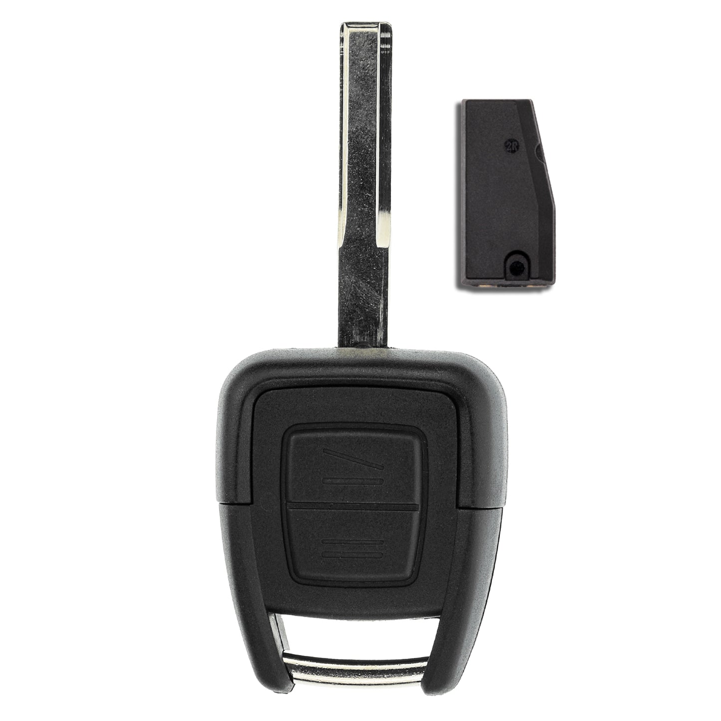 MT-KEY Funk Schlüssel HU43 ID40 434MHZ Autoschlüssel kompatibel mit Opel Vectra B 98-02 Zafira A 99-01 433MHZ Fernbedienung