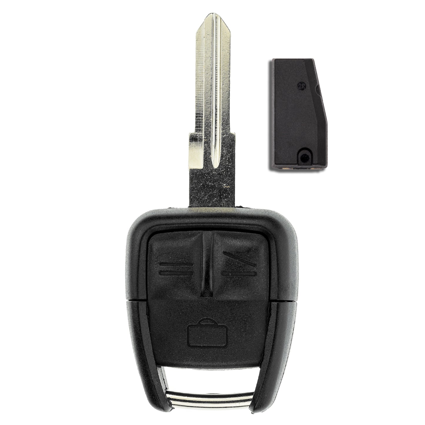 MT-KEY Funk Schlüssel ID40 HU46 434MHZ Autoschlüssel kompatibel mit Opel Vectra C 2002-2004 433MHZ Fernbedienung