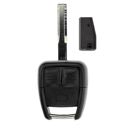 MT-KEY Funk Schlüssel HU43 434MHZ ID46 Autoschlüssel kompatibel mit Opel Signum 03-05 Vectra C 02-05 433MHZ Fernbedienung