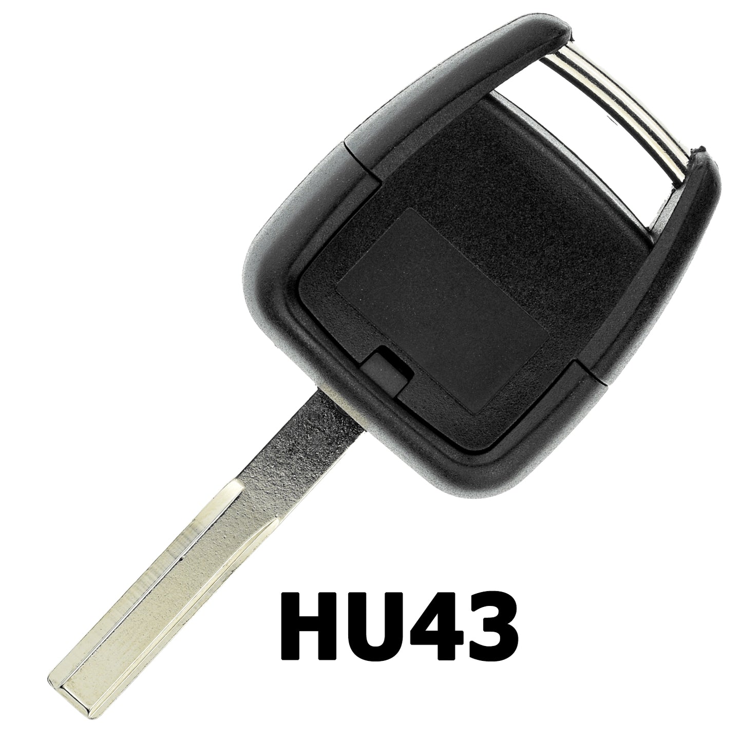 MT-KEY Funk Schlüssel HU43 434MHZ ID46 Autoschlüssel kompatibel mit Opel Signum 03-05 Vectra C 02-05 433MHZ Fernbedienung