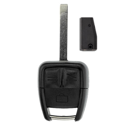 MT-KEY Funk Schlüssel HU100 ID46 434MHZ Autoschlüssel kompatibel mit Opel Signum 03-08 Vectra C 04-08 433MHZ Fernbedienung