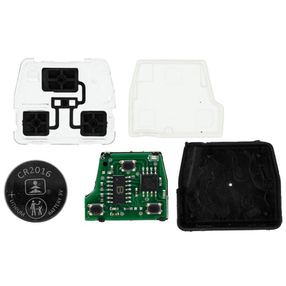MT-KEY 3 Tasten Fernbedienung 434MHZ kompatibel mit Lexus ES GS RX SC 300 Toyota Avensis Corolla MR2 Land Cruiser Rav4 Yaris 433MHZ Autoschlüssel