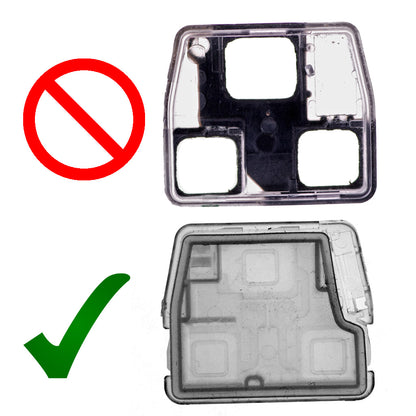 Auto Schlüssel Funk Fernbedienung 1x Funk Container Leer kompatibel mit 3 Tasten Gehäuse kompatibel mit Toyota