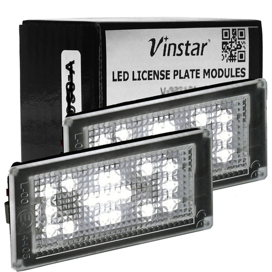 Vinstar LED Kennzeichenbeleuchtung kompatibel mit BMW 7er E65 E66 E67 Limousine 2005-2008