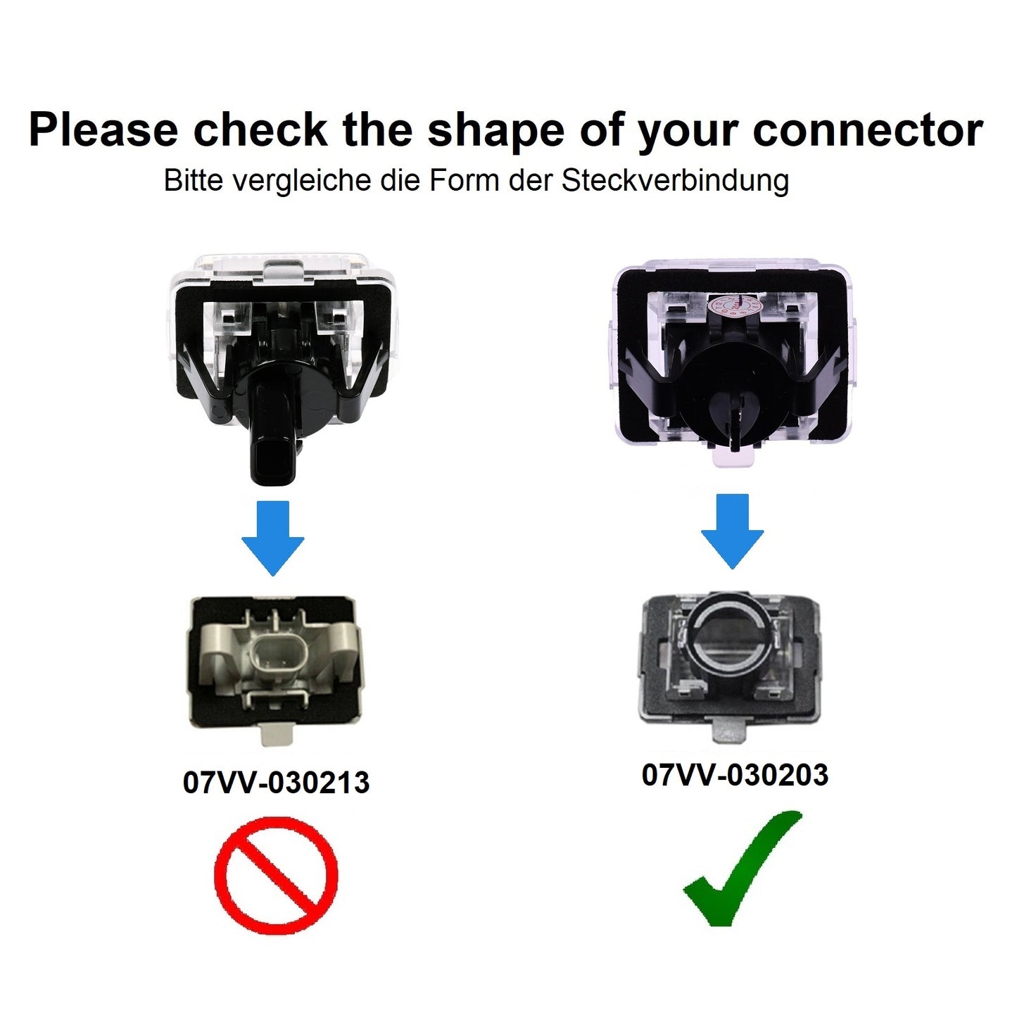 Vinstar LED Kennzeichenbeleuchtung kompatibel mit Mercedes Benz W204 W212 W216 W221 W207 C207