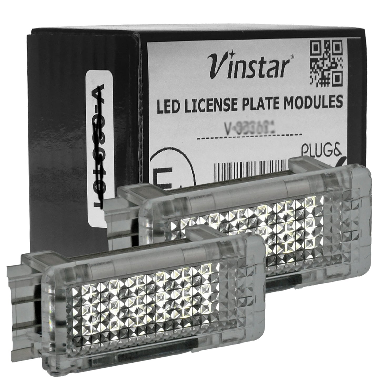 2x Vinstar LED Einstiegsbeleuchtung kompatibel mit Mercedes Benz R171 W203 W209 W639 C209 S203