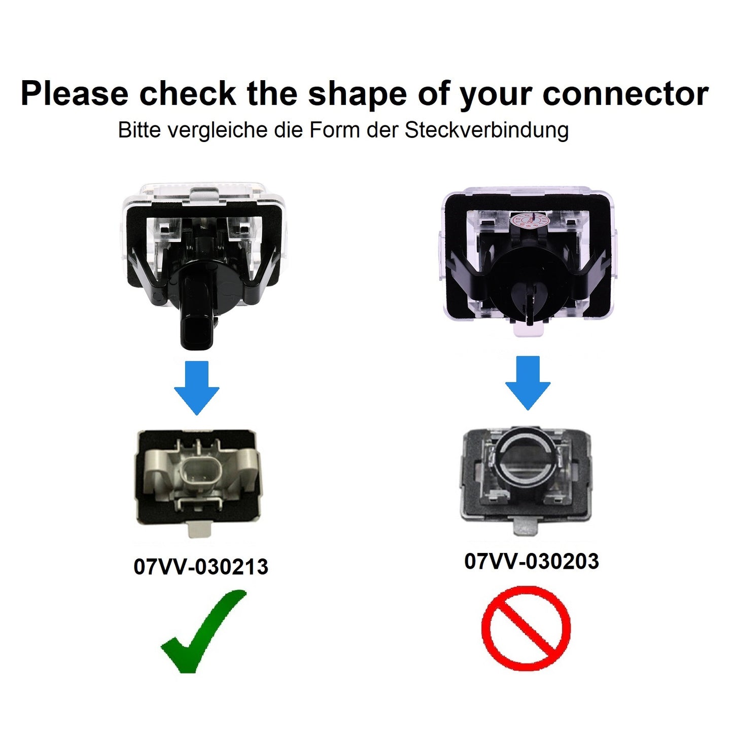 Vinstar LED Kennzeichenbeleuchtung kompatibel mit Mercedes-Benz W212 C207 W221 C216 W218