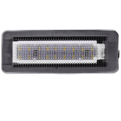 Vinstar LED Kennzeichenbeleuchtung E-geprüft CAN-Bus 18 LEDs je Modul 6000 Kelvin kompatibel mit SMART Fortwo 451