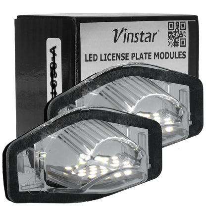 Vinstar LED Kennzeichenbeleuchtung kompatibel mit Honda Civic IX Jazz CR-V FR-V HR-V Insight