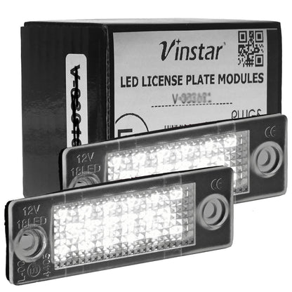 Vinstar LED Kennzeichenbeleuchtung kompatibel mit SKODA Superb 3U Octavia 1U Limo bis 2008