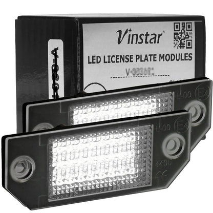 Vinstar LED Kennzeichenbeleuchtung kompatibel mit FORD C-MAX 03-10 FOCUS II ab 2003