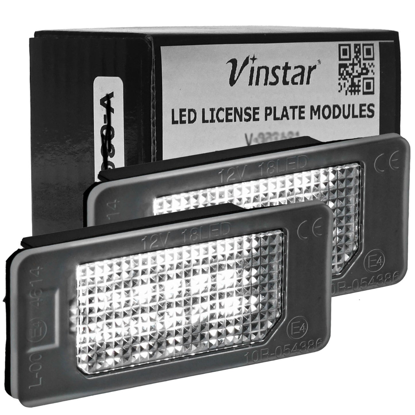 Vinstar LED Kennzeichenbeleuchtung kompatibel mit SKODA Fabia II III Octavia III Rapid NH3