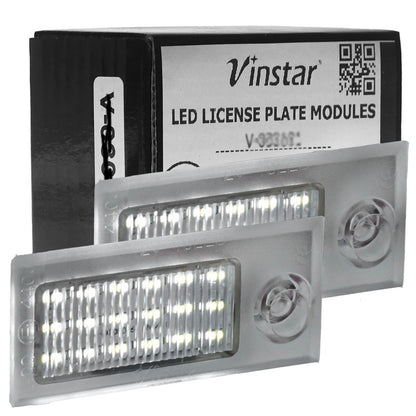 Vinstar LED Kennzeichenbeleuchtung kompatibel mit AUDI A6 S6 4B C5 1997-2004 NUR Limousine