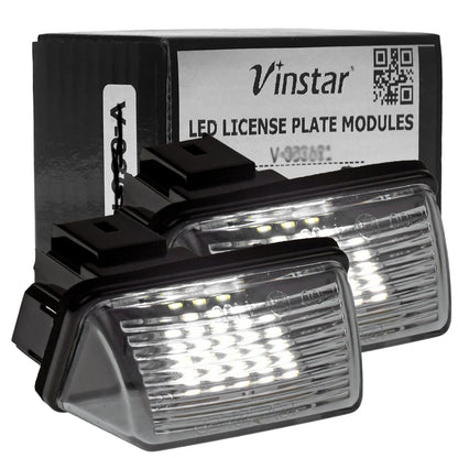 Vinstar LED Kennzeichenbeleuchtung kompatibel mit CITROEN C3 C4 C5 Berlingo Saxo Xsara I