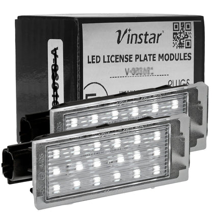 Vinstar LED Kennzeichenbeleuchtung kompatibel mit Renault CLIO III IV ESPACE IV TWINGO II