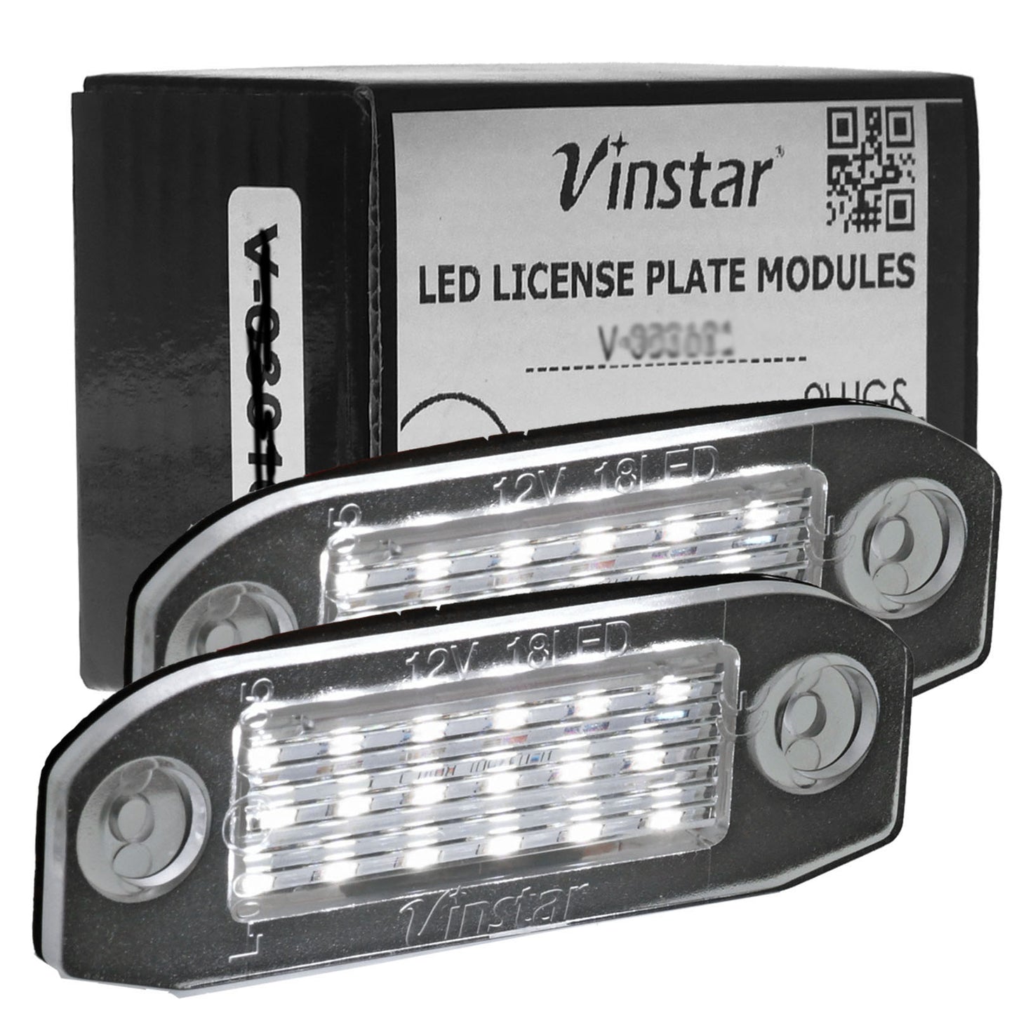 Vinstar LED Kennzeichenbeleuchtung kompatibel mit VOLVO C70 06-13 S80 V70 XC70 ab 2007