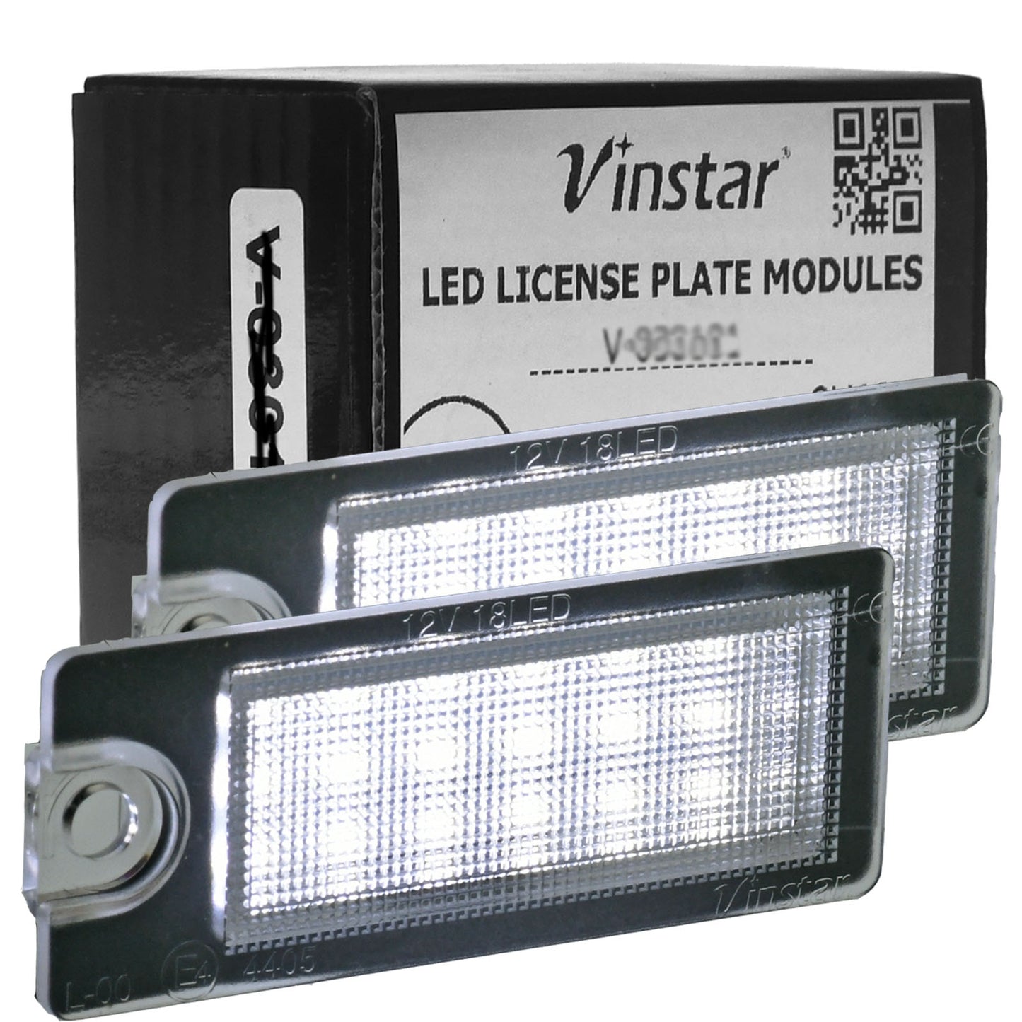 Vinstar LED Kennzeichenbeleuchtung kompatibel mit VOLVO V70 XC70 S60 S80 BIS 2007 XC90 03-