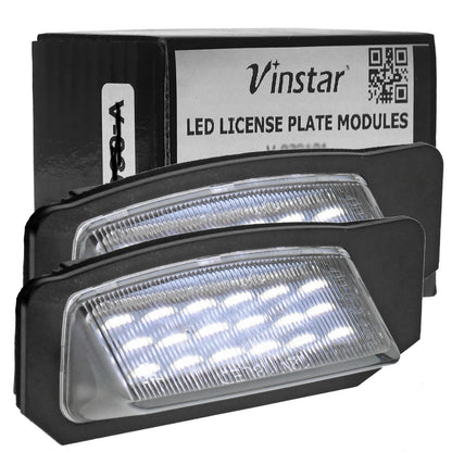 Vinstar LED Kennzeichenbeleuchtung kompatibel mit MITSUBISHI Lancer Sportback ab 2008