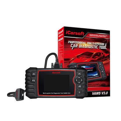 DIAGNOSEGERÄT iCARSOFT VAWS V3.0 für VW Audi Seat Skoda OBD Scanner Online Updates DEUTSCH