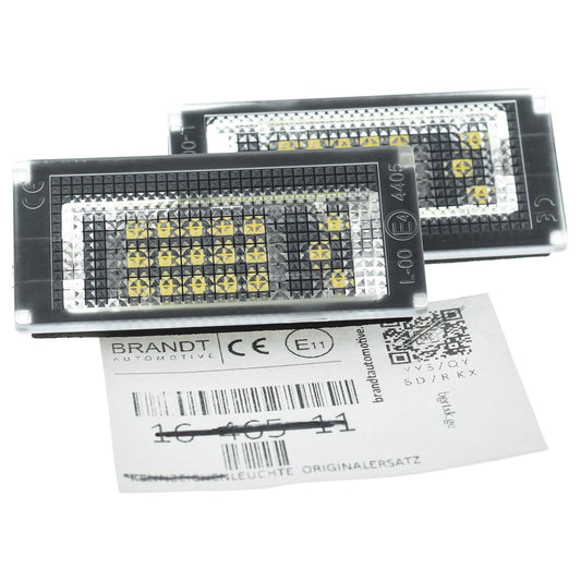 BRANDT AUTOMOTIVE Kennzeichenleuchten LED kompatibel mit Mini R50 R53 2001-2006 CABRIO R53 04-08 Cooper S One Kennzeichenbeleuchtung