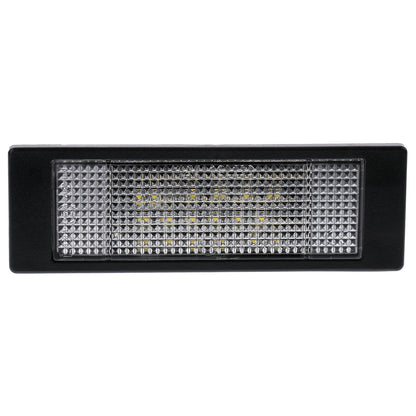 BRANDT Kennzeichenleuchten + Kabel 6000K LED kompatibel mit Mini R56 R55 R57 R58 R59 R60 R61 F54 Cluman Countryman Cooper Coupe Cabrio John Works S One Kennzeichenbeleuchtung