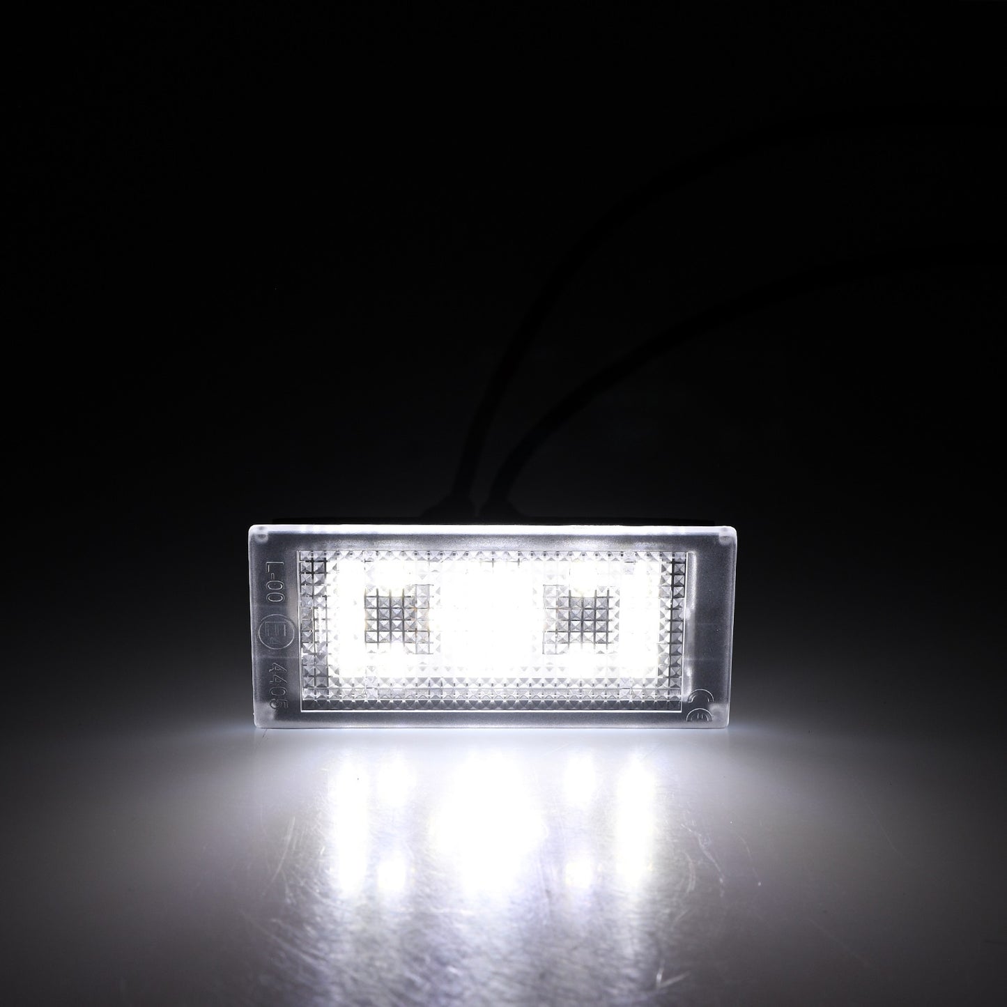 BRANDT AUTOMOTIVE Kennzeichenleuchten + Kabel LED kompatibel mit Bmw 7er E65 E66 E67 AB FACELIFT LCI 2005-2009 Kennzeichenbeleuchtung