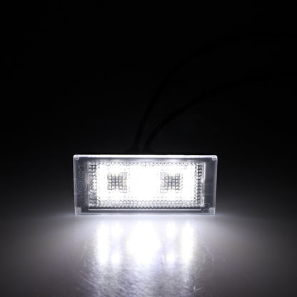 BRANDT AUTOMOTIVE Kennzeichenleuchten + Kabel LED kompatibel mit Bmw 7er E65 E66 E67 AB FACELIFT LCI 2005-2009 Kennzeichenbeleuchtung
