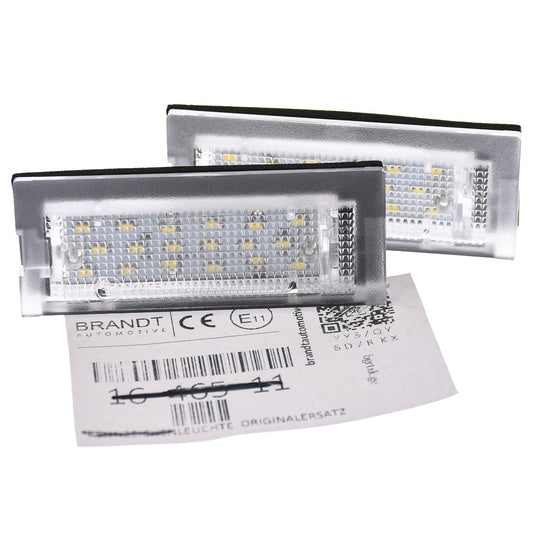 BRANDT AUTOMOTIVE Kennzeichenleuchten LED kompatibel mit Bmw 5er E39 Touring 1996-2004 Kennzeichenbeleuchtung