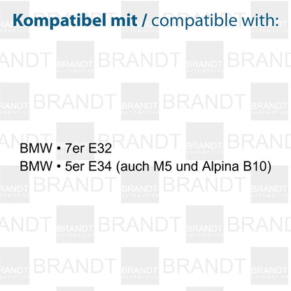 BRANDT AUTOMOTIVE Kennzeichenleuchten LED kompatibel mit Bmw 7er E32 5er E34 auch M5 Limousine Alpina B10 Kennzeichenbeleuchtung