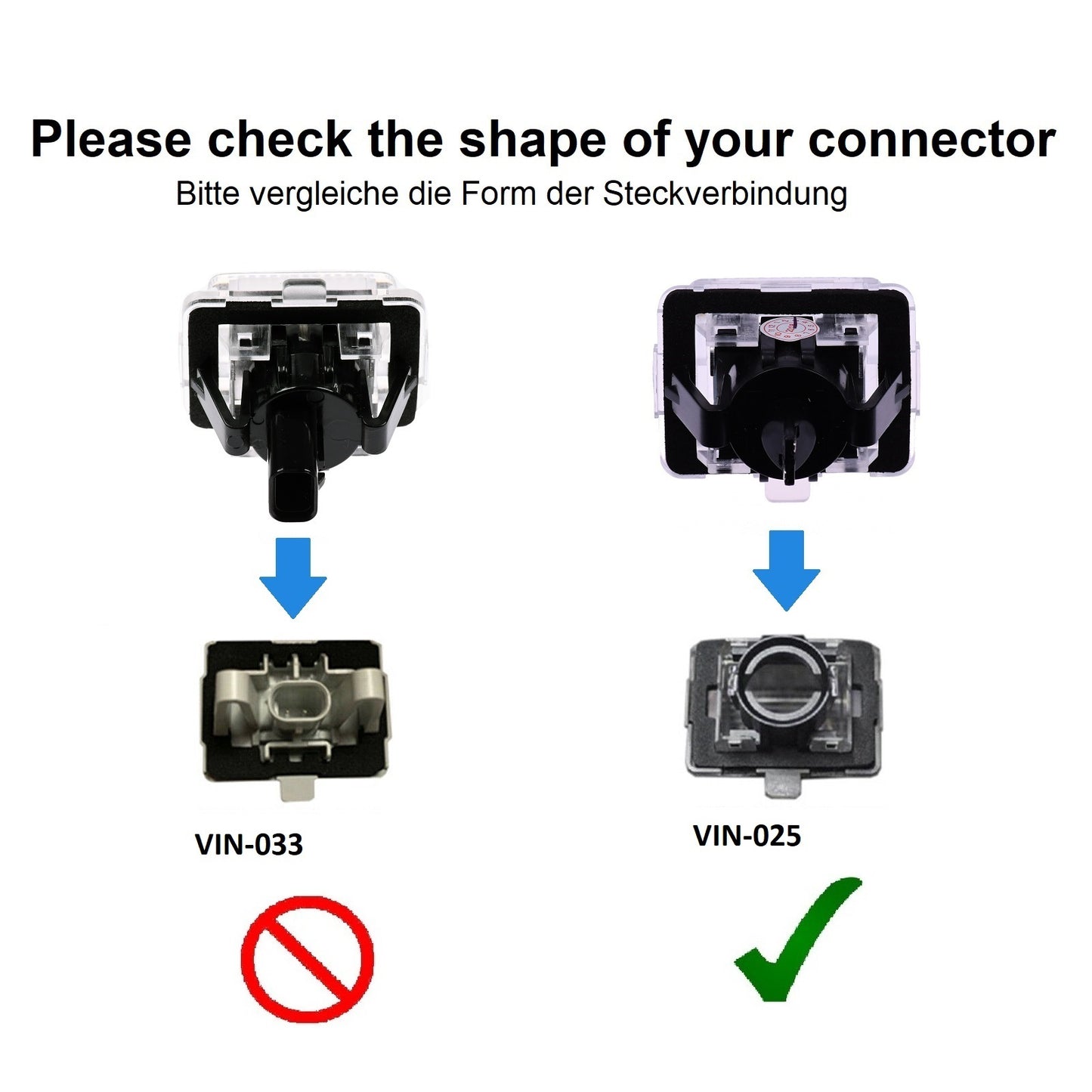 BRANDT Kennzeichenleuchten LED kompatibel mit Mercedes Benz S-Klasse W221 C-Klasse W204 S204 E-Klasse W212 W207 C207 S212 A207 C216 W216 CL-KLASSE Kennzeichenbeleuchtung