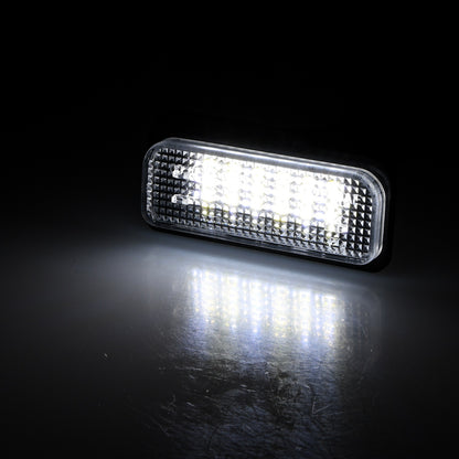BRANDT Kennzeichenleuchten LED kompatibel mit Mercedes Benz C-KLASSE W203 S207 00-07 CLS C219 04-11 E-KLASSE W211 02-09 SLK R171 TESLA MODEL S MODEL X Kennzeichenbeleuchtung