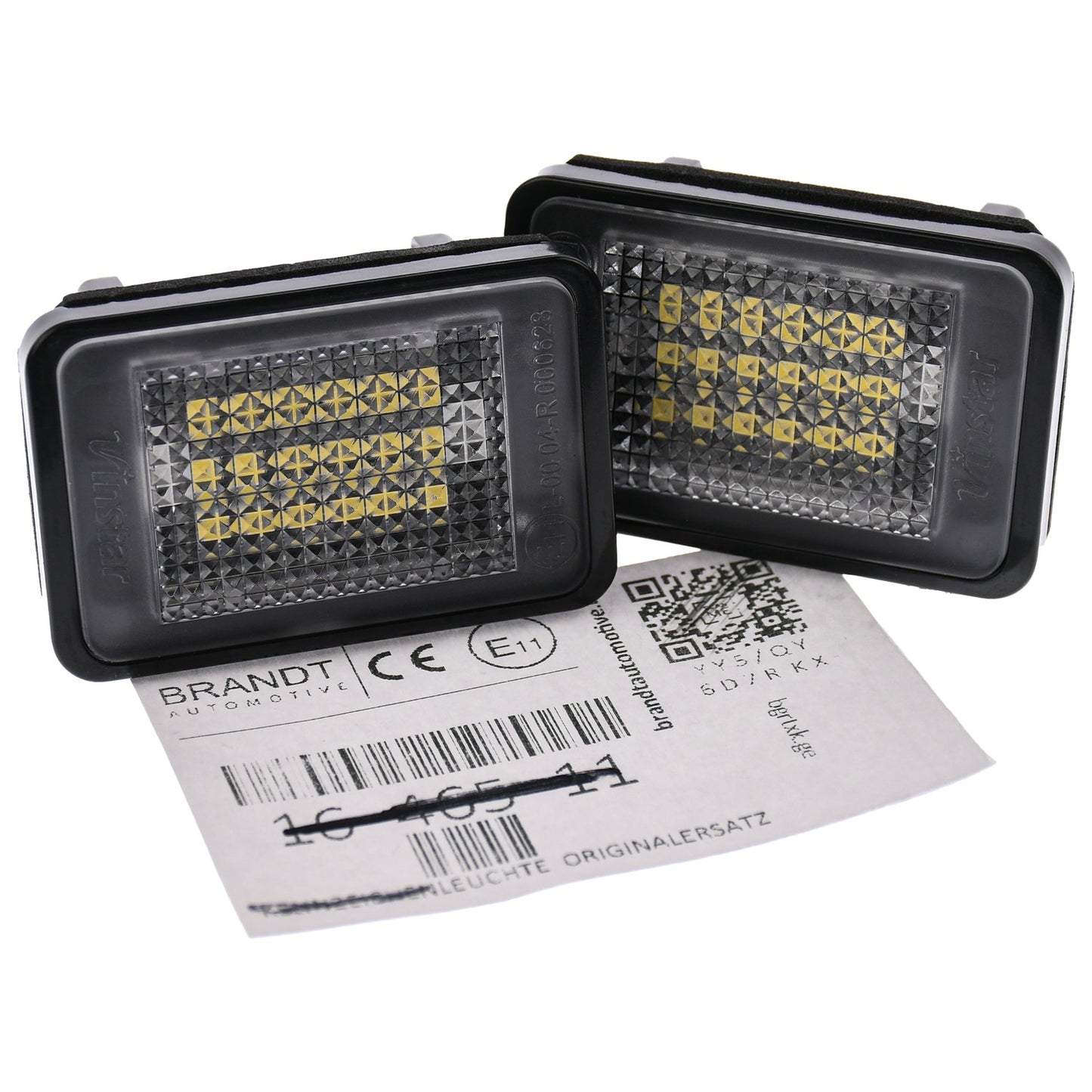 BRANDT AUTOMOTIVE Kennzeichenleuchten LED kompatibel mit Mercedes Benz GLK X204 2008-2015 Kennzeichenbeleuchtung