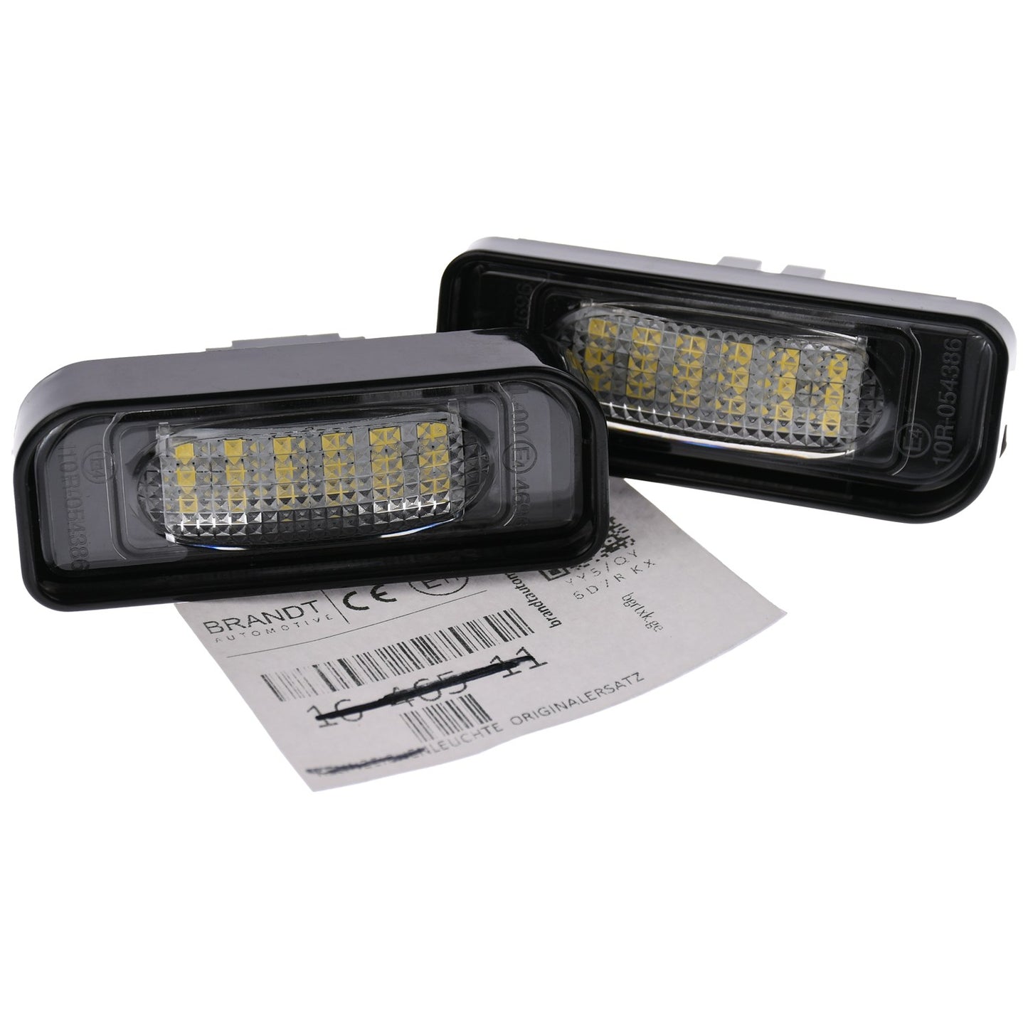 BRANDT AUTOMOTIVE Kennzeichenleuchten LED kompatibel mit Mercedes Benz W220 S-Klasse auch AMG S63 S55 S65 1999-2005 Kennzeichenbeleuchtung