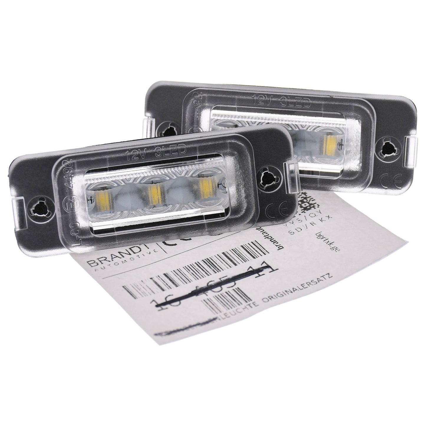 BRANDT AUTOMOTIVE Kennzeichenleuchten CREE LED kompatibel mit Mercedes Benz BenzIN ML W164 05-12 R-Klasse W251 V251 05-17 GL X164 06-12 Kennzeichenbeleuchtung