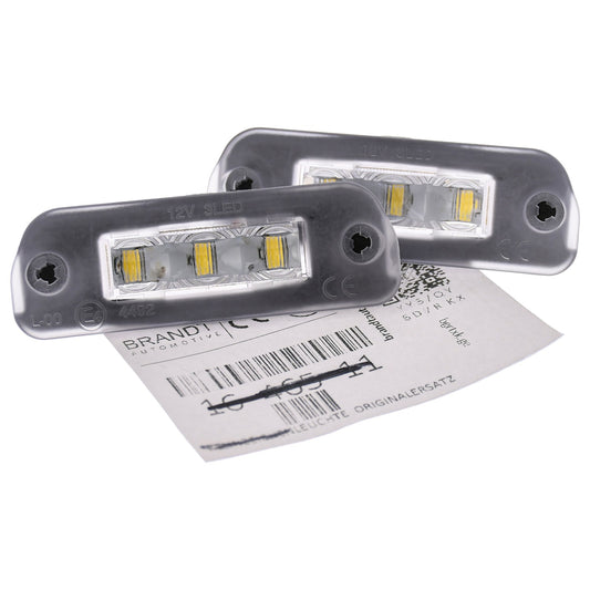 BRANDT AUTOMOTIVE Kennzeichenleuchten CREE LED kompatibel mit Mercedes Benz DIESEL ML W164 05-11 R-Klasse W251 V251 06-11 GL X164 07-12 Kennzeichenbeleuchtung