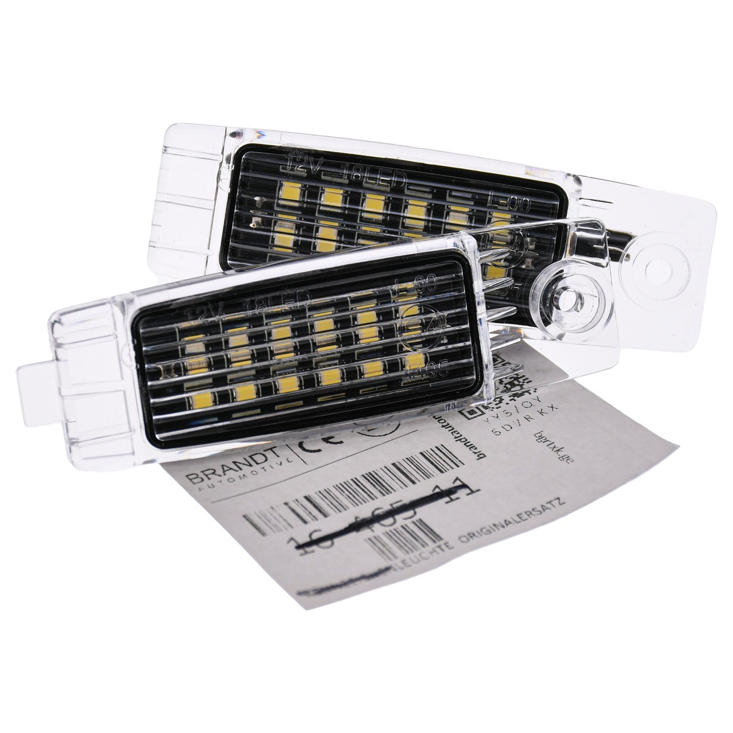 BRANDT AUTOMOTIVE Kennzeichenleuchten LED kompatibel mit Toyota Hiace V H200 04-12 Highlander II XU40 08-13 RAV4 III 05-14 Vanguard I 07-13 Lexus RX I 99-03 Scion xB I 04-06