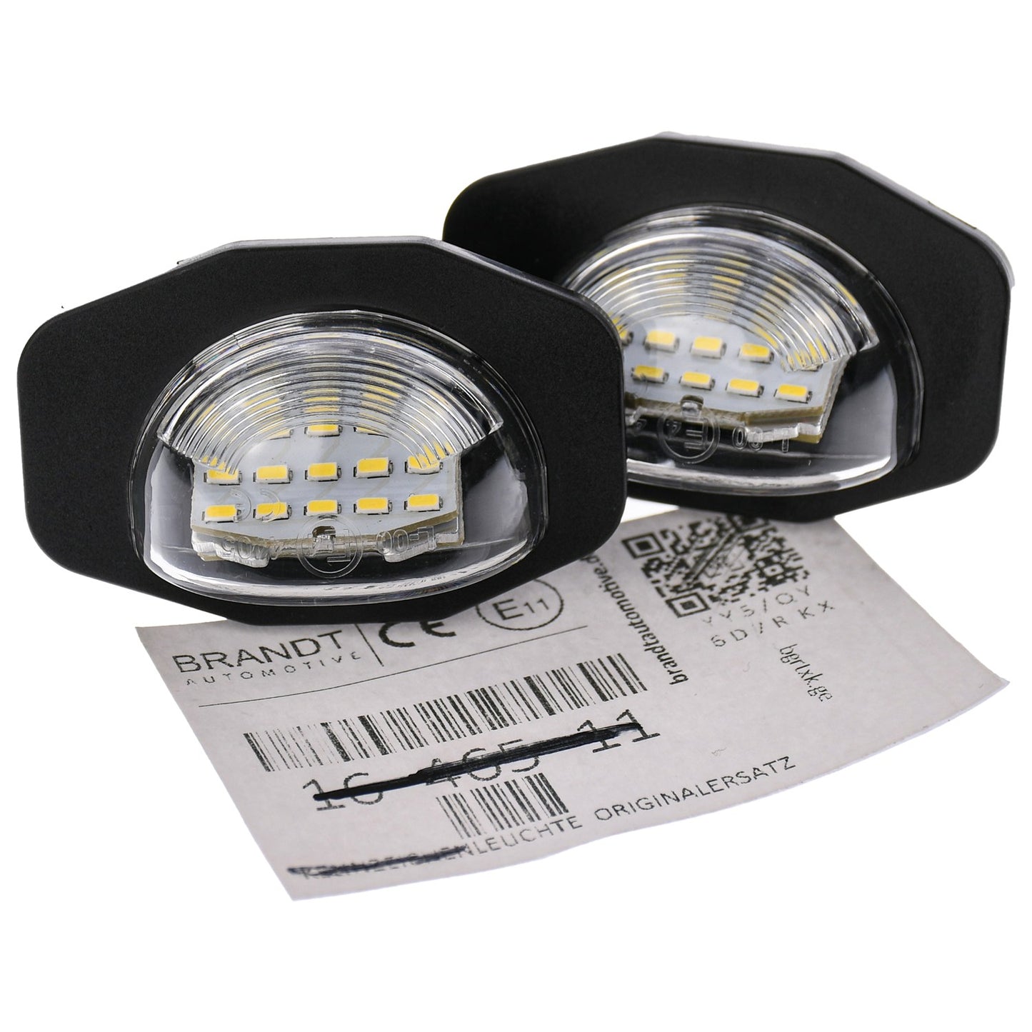 BRANDT AUTOMOTIVE Kennzeichenleuchten LED kompatibel mit Toyota C-HR I 16-22 Matrix II Prius II III 04-15 Plug-in I 12-15 Van I 12-18 RAV4 IV XA40 13-18 Lexus CT I 11-17 IS I SportCross 02-05
