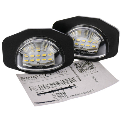 BRANDT AUTOMOTIVE Kennzeichenleuchten LED kompatibel mit Toyota C-HR I 16-22 Matrix II Prius II III 04-15 Plug-in I 12-15 Van I 12-18 RAV4 IV XA40 13-18 Lexus CT I 11-17 IS I SportCross 02-05