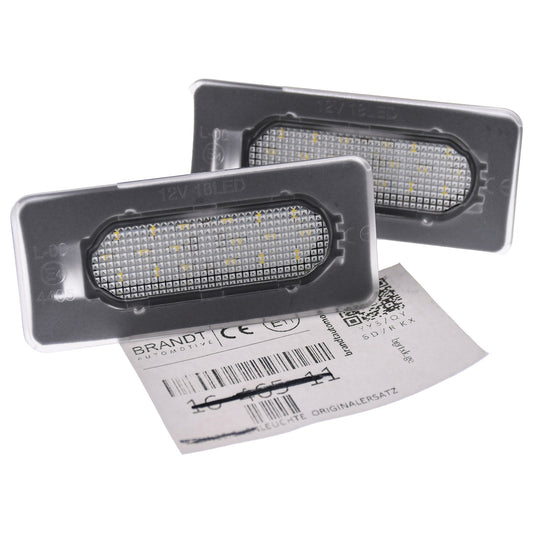 BRANDT AUTOMOTIVE Kennzeichenleuchten LED kompatibel mit Toyota Corolla iM I 16-17 Corolla XI Lim. E170 14-19 Corolla XII Lim. Stufenh. E210 19-20 Scion iM I 15-16
