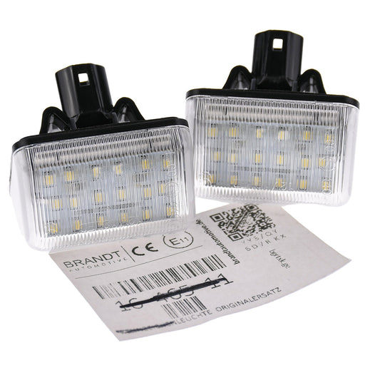 BRANDT AUTOMOTIVE Kennzeichenleuchten LED kompatibel mit Mazda 6 I 02-07 6 II GH 07-12 6 III GJ 13-18 CX-5 I KE 12-16 CX-7 I ER 07-12 Mazdaspeed 6 MPS GG 05-07