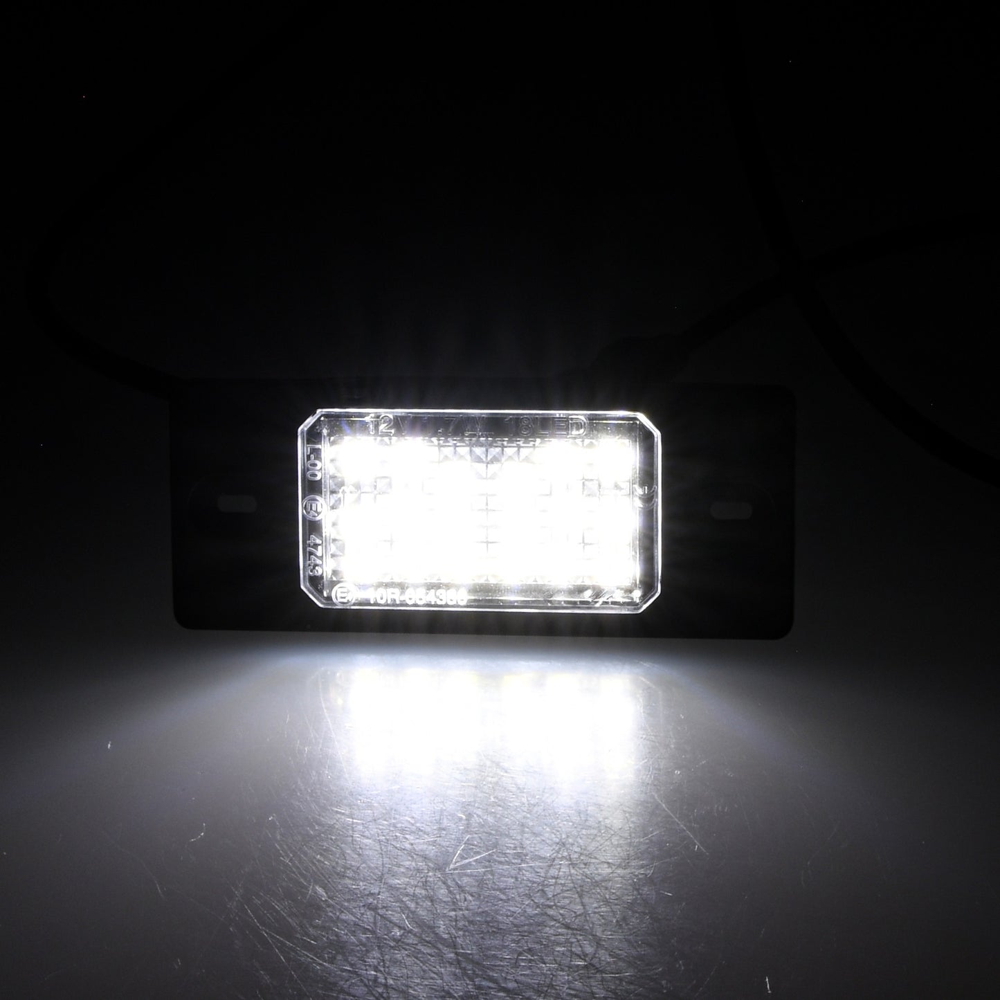 BRANDT Kennzeichenleuchten LED kompatibel mit Skoda Fabia I 6Y 99-08 Fabia II 5J 06-14 Yeti I 5L 09-12 Porsche Cayenne I 02-10 VW Sharan II 7N Tiguan I II 5N AD1 11-25Touran I II 1T 5T
