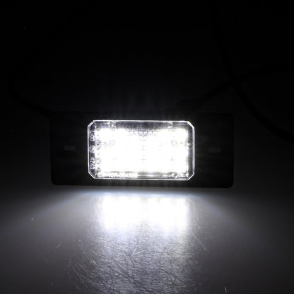 BRANDT Kennzeichenleuchten LED kompatibel mit Skoda Fabia I 6Y 99-08 Fabia II 5J 06-14 Yeti I 5L 09-12 Porsche Cayenne I 02-10 VW Sharan II 7N Tiguan I II 5N AD1 11-25Touran I II 1T 5T