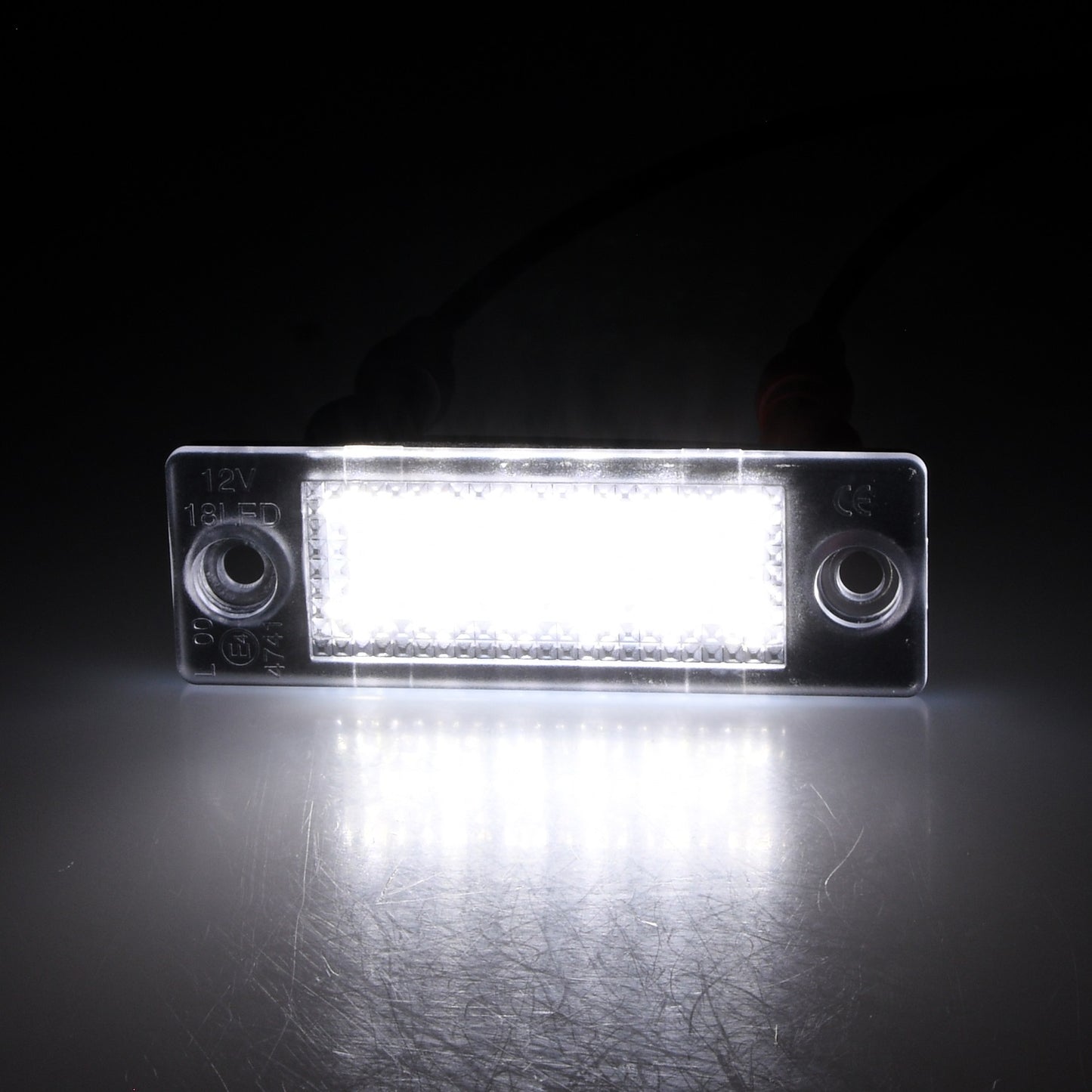 BRANDT Kennzeichenleuchten LED kompatibel mit VW Caddy III 2K Golf V Plus 5M Jetta V 1K 05-10 Passat B5 GP 3B 00-05 Passat B6 Variant 3C 05-08 Touran I 1T Transporter T5 7H 7J 03-09 Skoda Superb I 3U