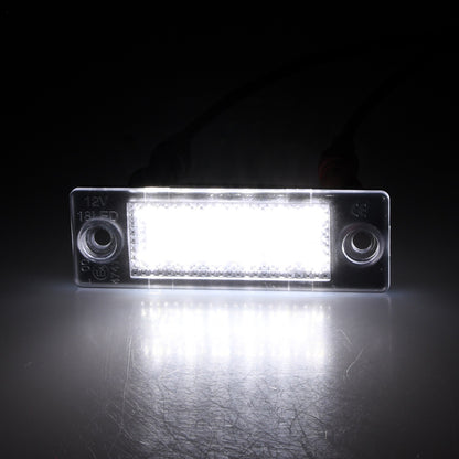 BRANDT Kennzeichenleuchten LED kompatibel mit VW Caddy III 2K Golf V Plus 5M Jetta V 1K 05-10 Passat B5 GP 3B 00-05 Passat B6 Variant 3C 05-08 Touran I 1T Transporter T5 7H 7J 03-09 Skoda Superb I 3U