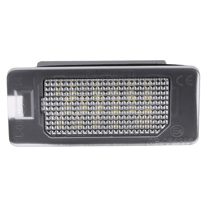 BRANDT Kennzeichenleuchten + Kabel LED kompatibel mit VW Touareg II 7P Porsche Cayenne II FL 958 15-18 Panamera II 971 17-25 Bentley Bentayga I 4V Continental Flying Spur II 3W GT II GTC Supersports II