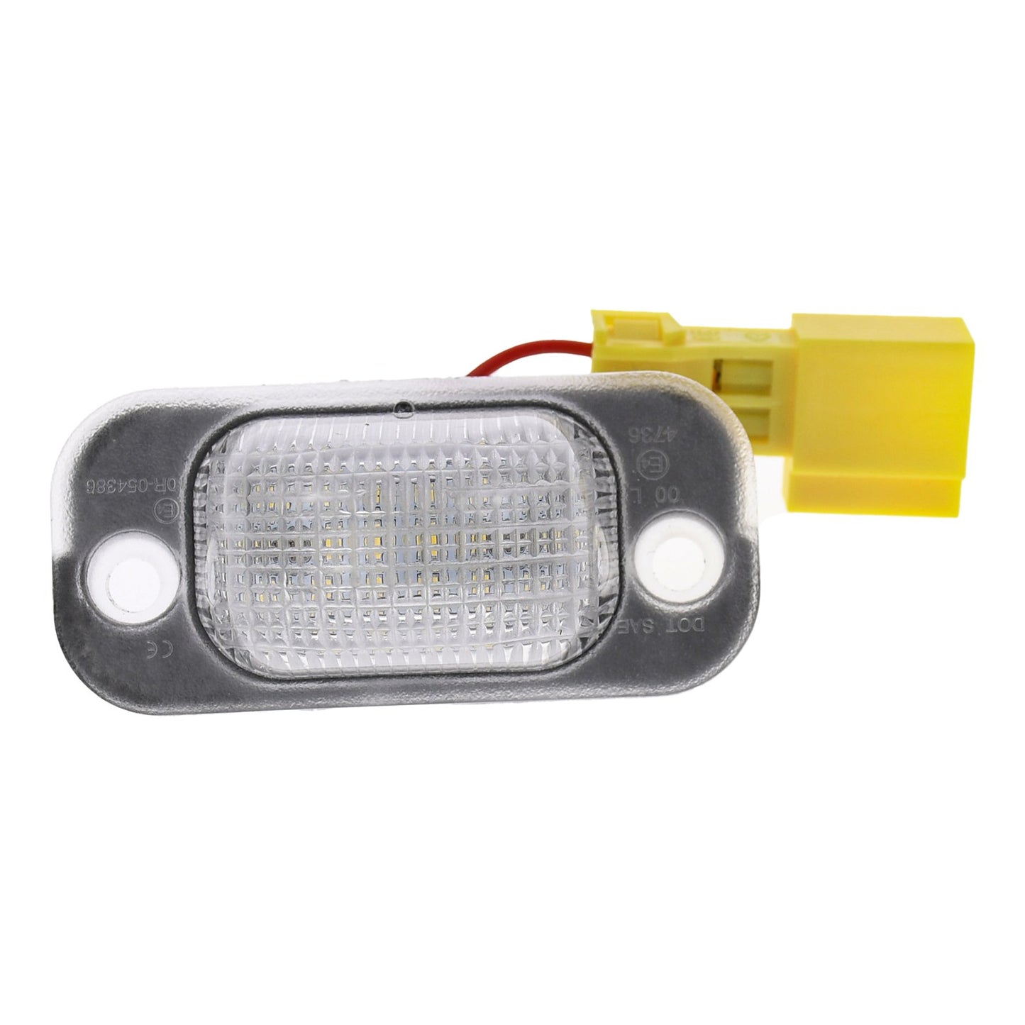 BRANDT Kennzeichenleuchten LED kompatibel mit VW Golf II 83-92 Jetta II 84-92 Passat II 32B 85-88 Passat III B3 88-93 Polo III 6N 95-02 Seat Cordoba I 6K 93-02 Ibiza II 6K 93-02 Toledo I 1L 91-99