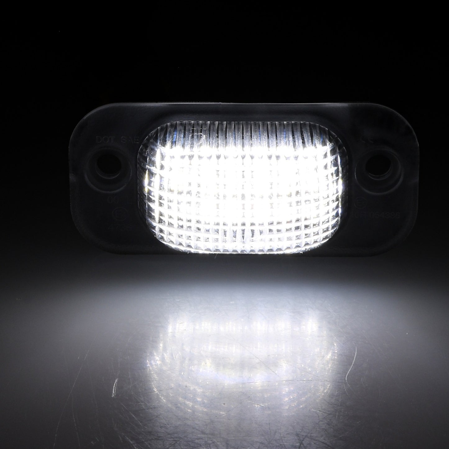 BRANDT Kennzeichenleuchten LED kompatibel mit VW Golf II 83-92 Jetta II 84-92 Passat II 32B 85-88 Passat III B3 88-93 Polo III 6N 95-02 Seat Cordoba I 6K 93-02 Ibiza II 6K 93-02 Toledo I 1L 91-99