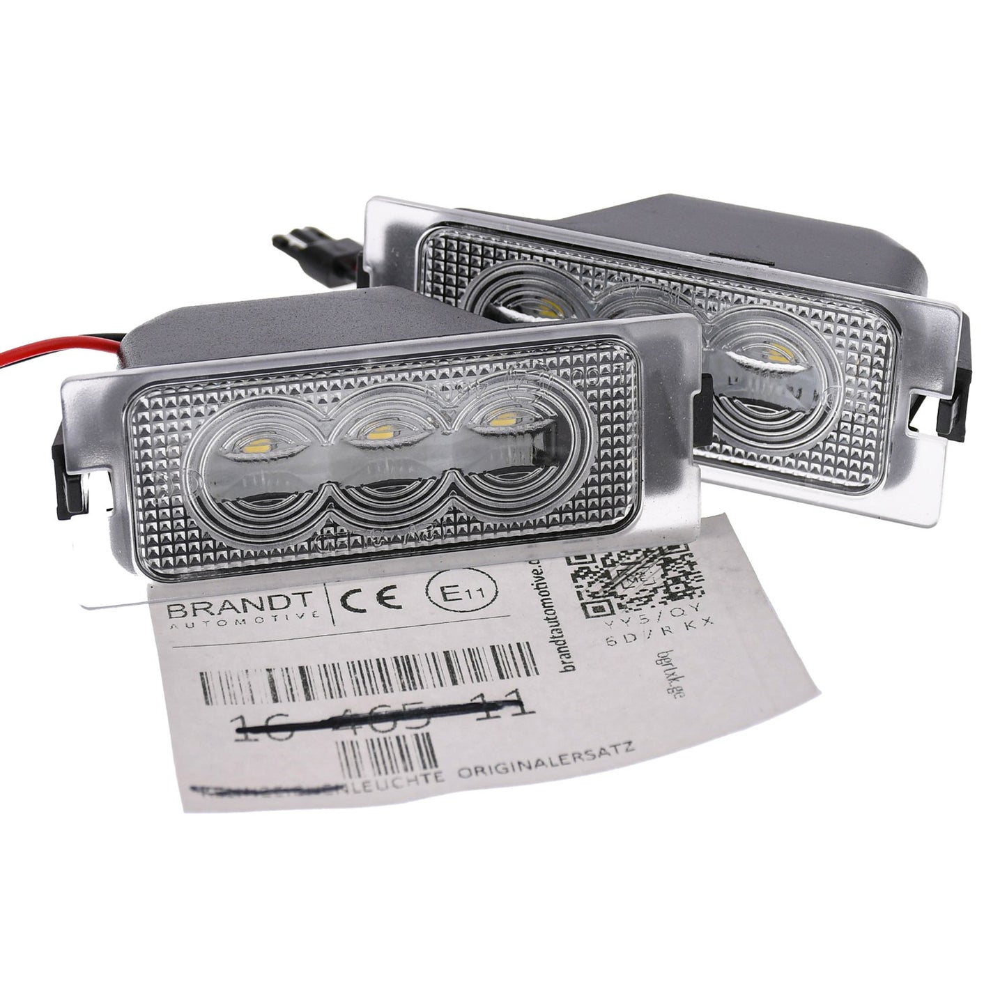 BRANDT AUTOMOTIVE Kennzeichenleuchten LED kompatibel mit Ford Edge I U387 07-14 Escape II 08-12 Licoln MKX I U388 07-15 Mercury Mariner II U204 08-11